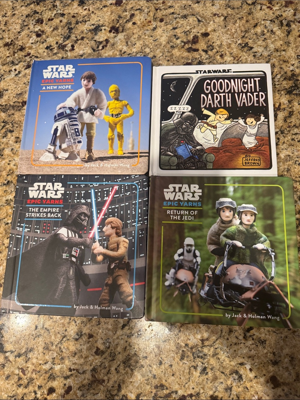 Scholastic Star Wars Kids Book Set - Blue, Black, Green, Yellow Covers